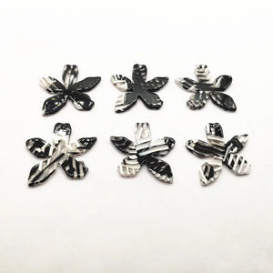 Acetic Acid Stripe Starfish Charm Earring Accessories 50pcs