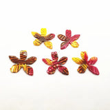 Acetic Acid Stripe Starfish Charm Earring Accessories 50pcs
