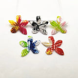 Acetic Acid Stripe Starfish Charm Earring Accessories 50pcs