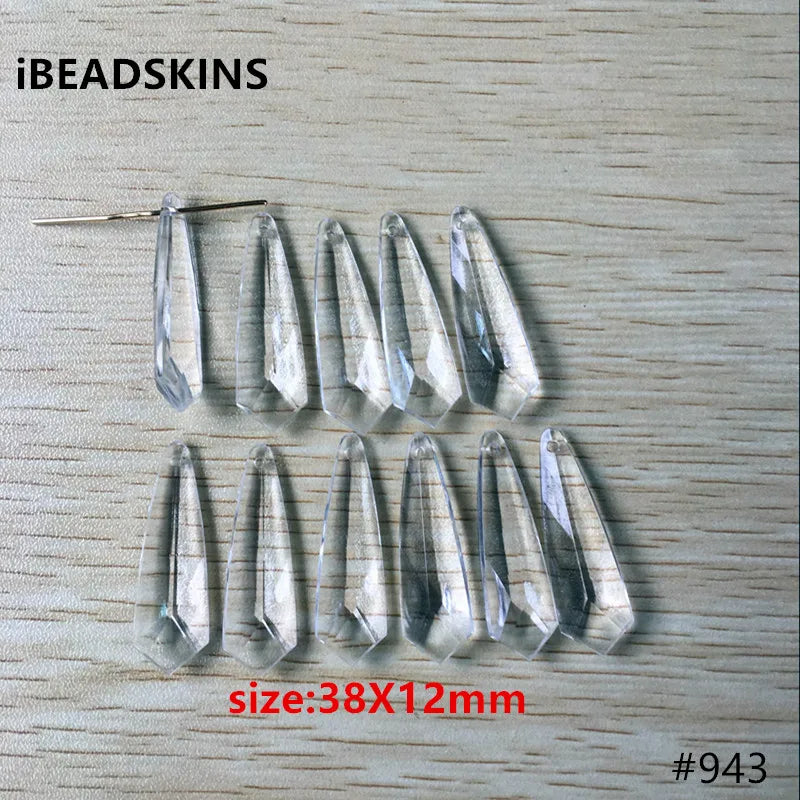 Clear Acrylic Drops Beads 390pcs Lot