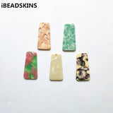 Trapezoid Acetic Acid Charm for Earrings DIY 50pcs