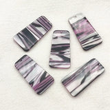Acrylic Trapezoid-Shaped Earring Charms 100pcs/lot DIY Jewelry Making