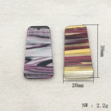 Acrylic Trapezoid-Shaped Earring Charms 100pcs/lot DIY Jewelry Making