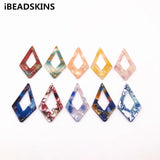Acetic Acid Rhombus Charms for Earrings - 50pcs/lot
