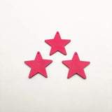 Wood Star Earring Charms 100pcs/lot for DIY Jewelry Making