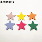Wood Star Earring Charms 100pcs/lot for DIY Jewelry Making