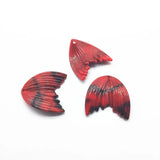 Acrylic Marble Fishtail Earrings Charm - DIY Jewelry Making