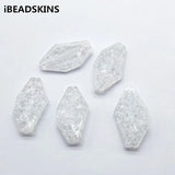 Acrylic Clear Crack Irregular Beads for Earrings - 100pcs