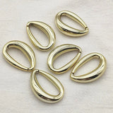 100pcs UV Plating Oval-shape Beads DIY Jewelry Findings