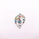 50pcs/lot Acetic Acid Leaf Charms for Earrings - Jewelry Making Accessories
