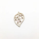 Acetic Acid Leaf Charms for Earrings - 50pcs/lot