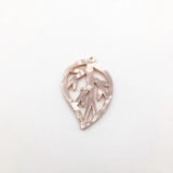 Acetic Acid Leaf Charms for Earrings - 50pcs/lot