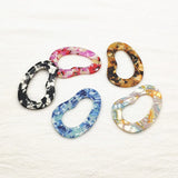 Acrylic Irregular-shape Earring Charms, Jewelry Findings