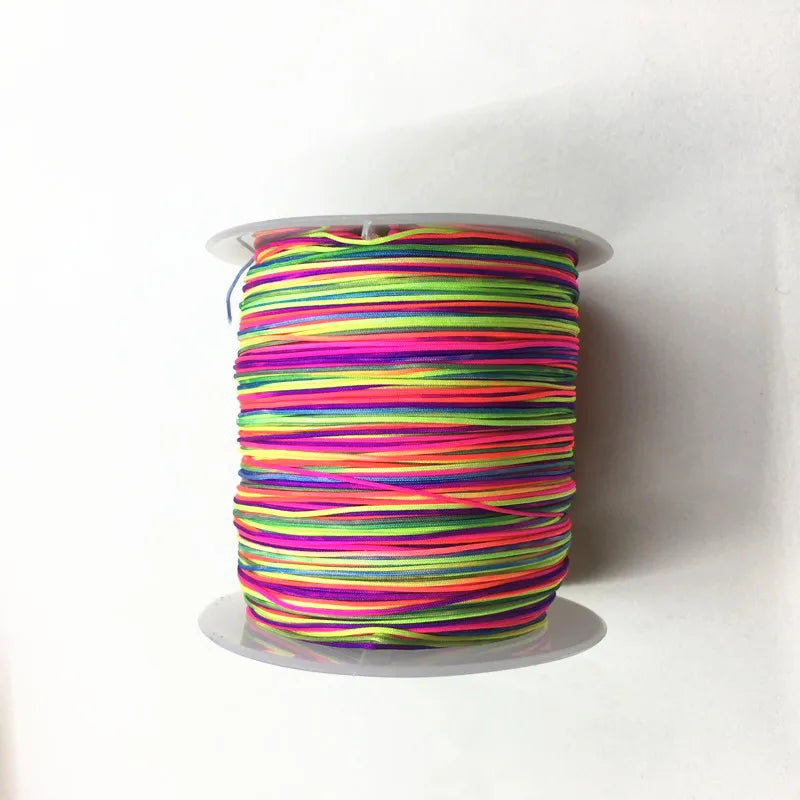 3 Rolls 0.5mm x160m Nylon Jewelry Ropes Chinese Knot Line Beading Wire