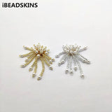 Hand Weave Mini Glass Pearls Charm for Earrings DIY