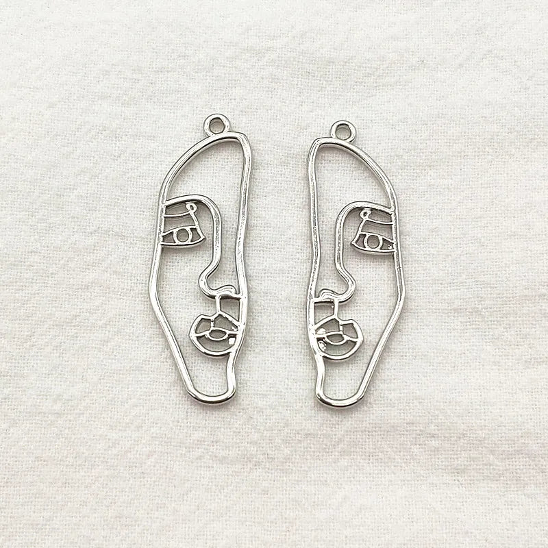 40x13mm Zinc Alloy Charm for DIY Jewelry Making, 100pcs