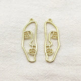 40x13mm Zinc Alloy Charm for DIY Jewelry Making, 100pcs