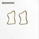 Geometry-Shaped Charm Beads for Earrings DIY
