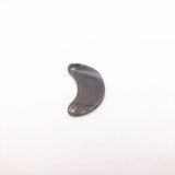 Acrylic Moon-Shaped Earring Charms, 40x27mm, 50pcs