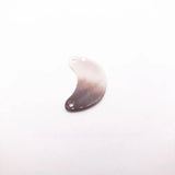 Acrylic Moon-Shaped Earring Charms, 40x27mm, 50pcs