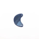 Acrylic Moon-Shaped Earring Charms, 40x27mm, 50pcs