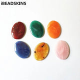 40x29mm Acrylic Marble Oval Beads for Jewelry DIY