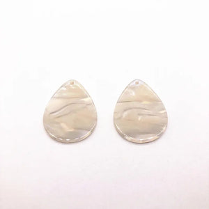 Acetic Acid Drop Shape Charm Earrings - 50pcs