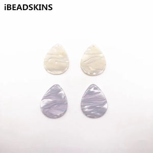Acetic Acid Drop Shape Charm Earrings - 50pcs