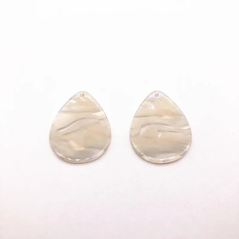 Acetic Acid Drop Shape Charm Earrings - 50pcs