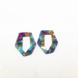 Acetic Acid Cone Shape Earring Charms 50pcs
