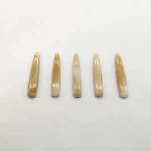 Solid Acrylic Cone Shape Beads for Earrings 40x7mm 500pcs