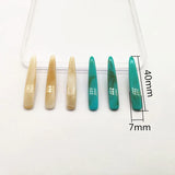 Solid Acrylic Cone Shape Beads for Earrings 40x7mm 500pcs