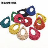 Acrylic Drop-Shape Earring Charms 100pcs