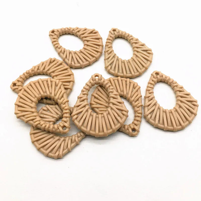Acrylic Drop-Shape Earring Charms 100pcs