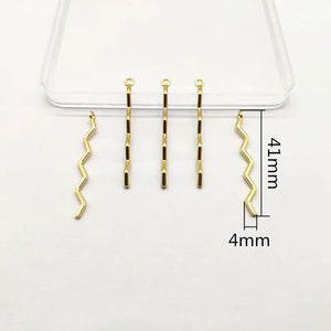 100pcs Irregular-shape Charm for Stud Earring/Ear Earrings Accessories