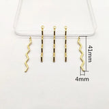 100pcs Irregular-shape Charm for Stud Earring/Ear Earrings Accessories