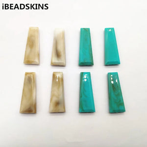 150pcs Trapezoid Shape Acrylic Beads for Earrings