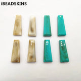 150pcs Trapezoid Shape Acrylic Beads for Earrings