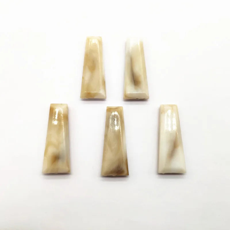 150pcs Trapezoid Shape Acrylic Beads for Earrings
