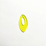 Neon Oval Charms for Earrings DIY, 100pcs