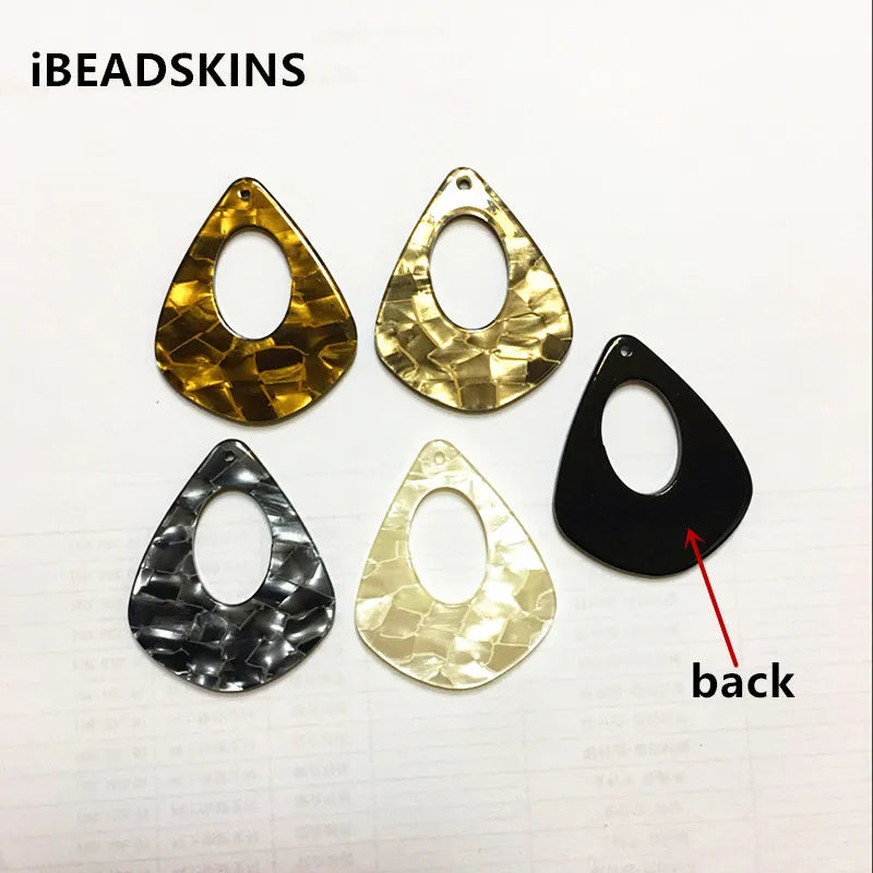 50pcs Marble Charms for Earring/Jewelry Making