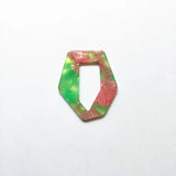 Hexagon Acetic Acid Charm for Earrings DIY - 50pcs