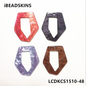Acetic Acid Starry Sky Cone-Shaped Earring Charms (50pcs)