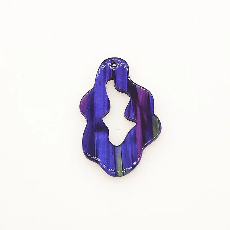 100pcs Acrylic Irregular Shape Charm for Jewelry Findings, Earrings DIY