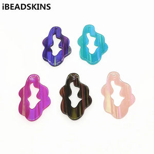 100pcs Acrylic Irregular Shape Charm for Jewelry Findings, Earrings DIY