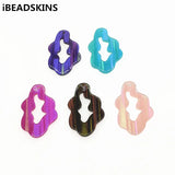 100pcs Acrylic Irregular Shape Charm for Jewelry Findings, Earrings DIY