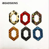 Acrylic Marble Charms for Jewelry Making 100pcs