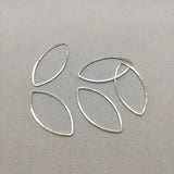 200pcs Copper Oval Earring Accessories for DIY Jewelry Making