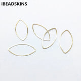 200pcs Copper Oval Earring Accessories for DIY Jewelry Making