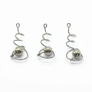 Zinc Alloy Twist Shape Charm for Earrings Making - 50pcs